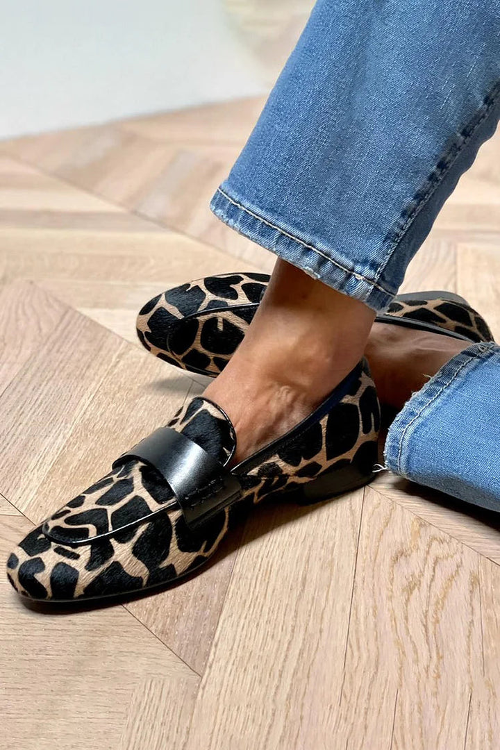 Hannah™ | Animal Print Loafers