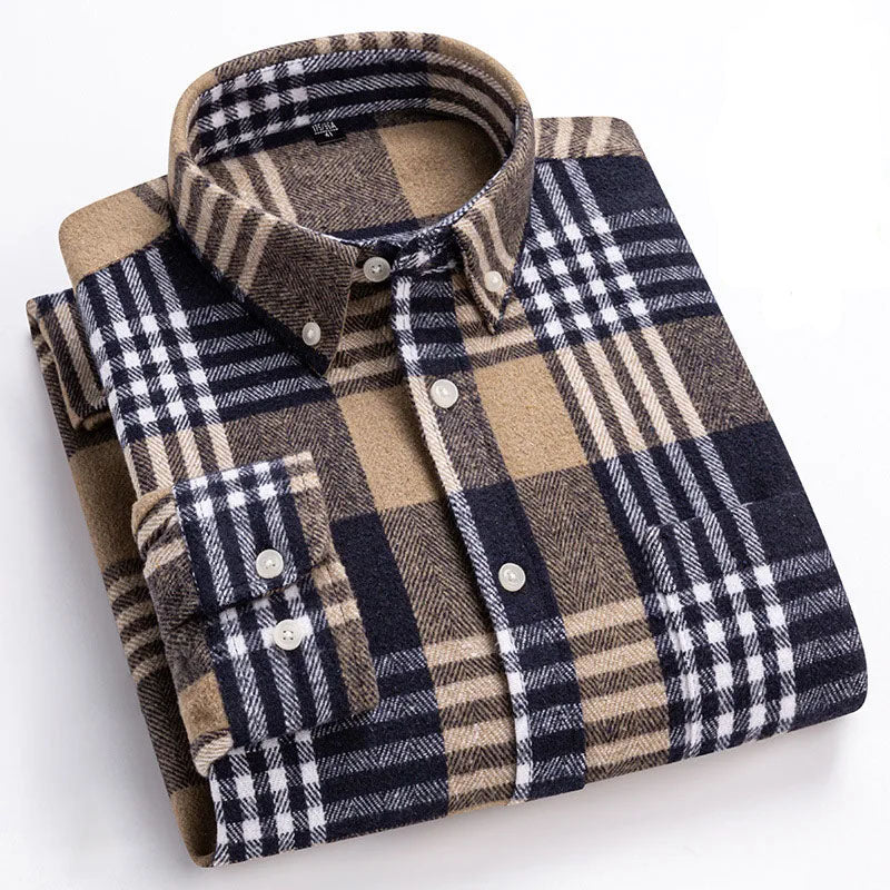 GRAYSON COTTON FLANNEL SHIRT