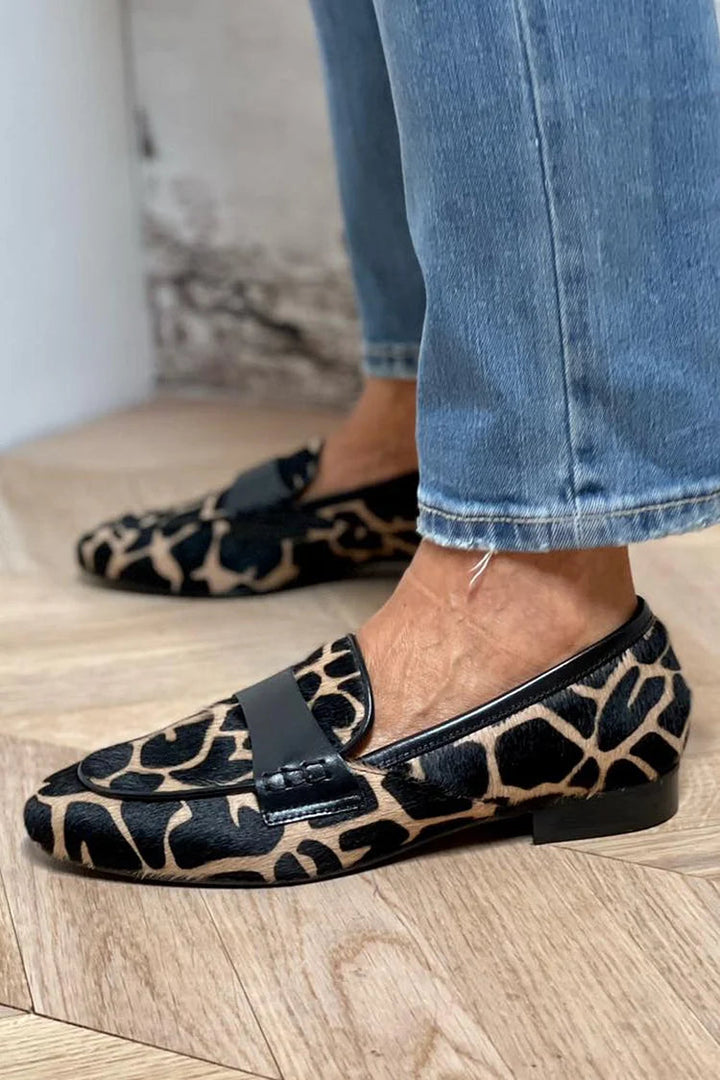 Hannah™ | Animal Print Loafers