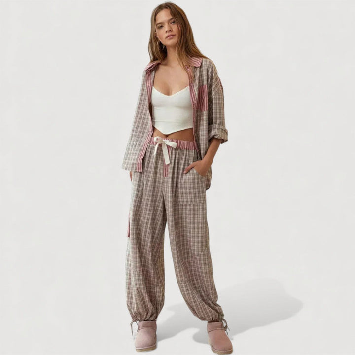 LORIENNE – RELAXED PYJAMA SET