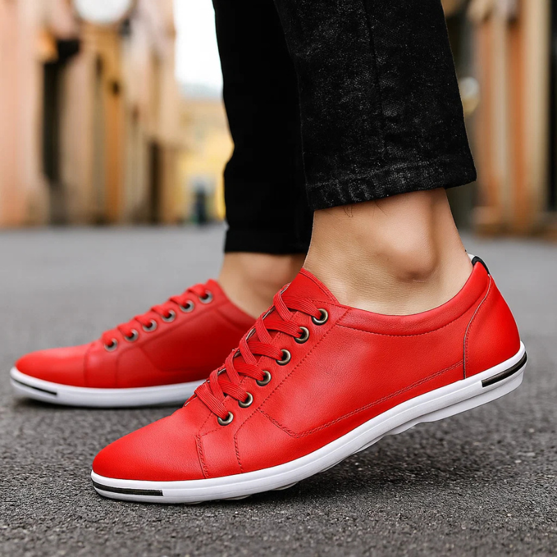 GRAYSON LEATHER SNEAKERS