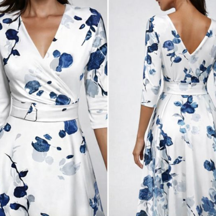 Emily - Luxury Floral Dress