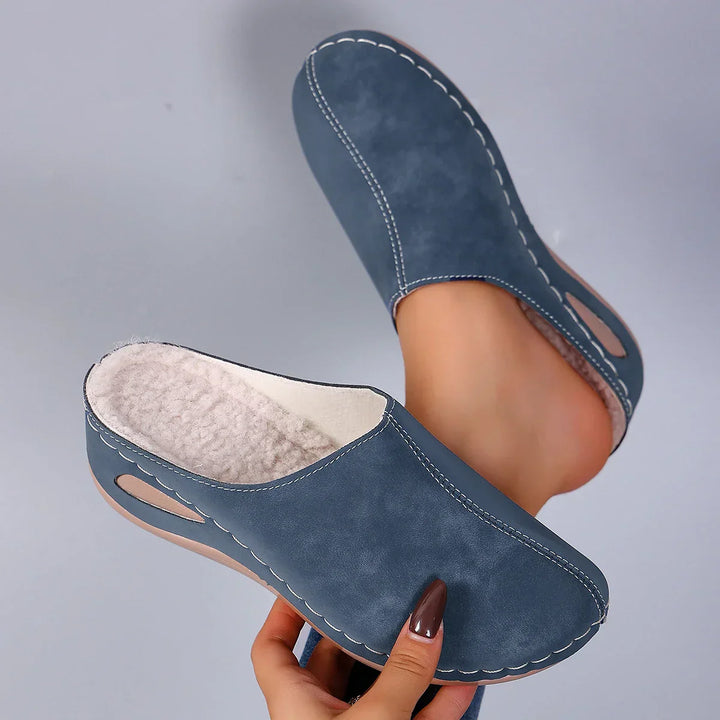 Mabel™ | Warm Orthopaedic Slippers for Daily Comfort