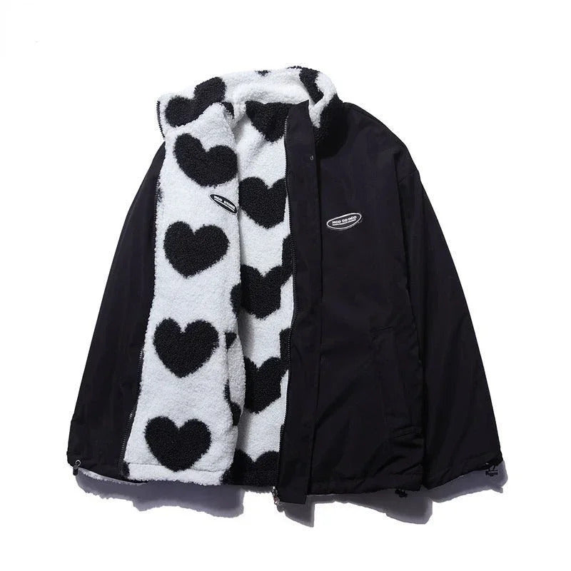 Florence | Reversible Jacket with Hearts