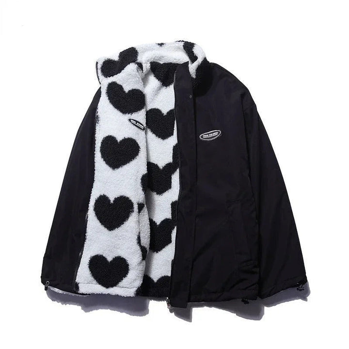 Florence | Reversible Jacket with Hearts