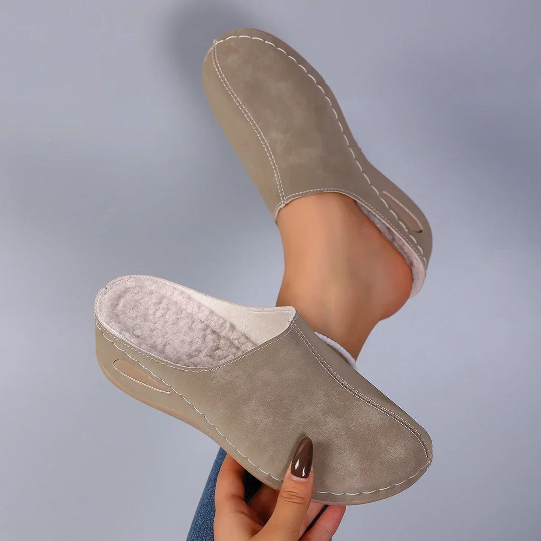 Mabel™ | Warm Orthopaedic Slippers for Daily Comfort