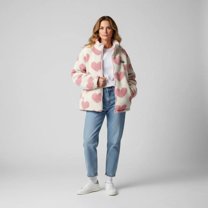 Florence | Reversible Jacket with Hearts