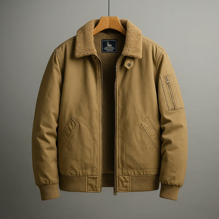 GRAHAM FLEECE BOMBER JACKET
