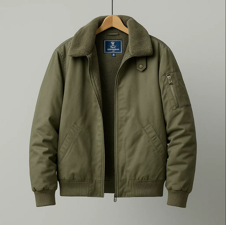 GRAHAM FLEECE BOMBER JACKET