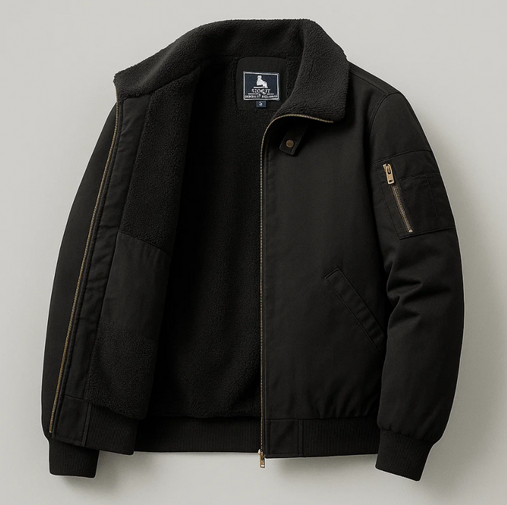 GRAHAM FLEECE BOMBER JACKET