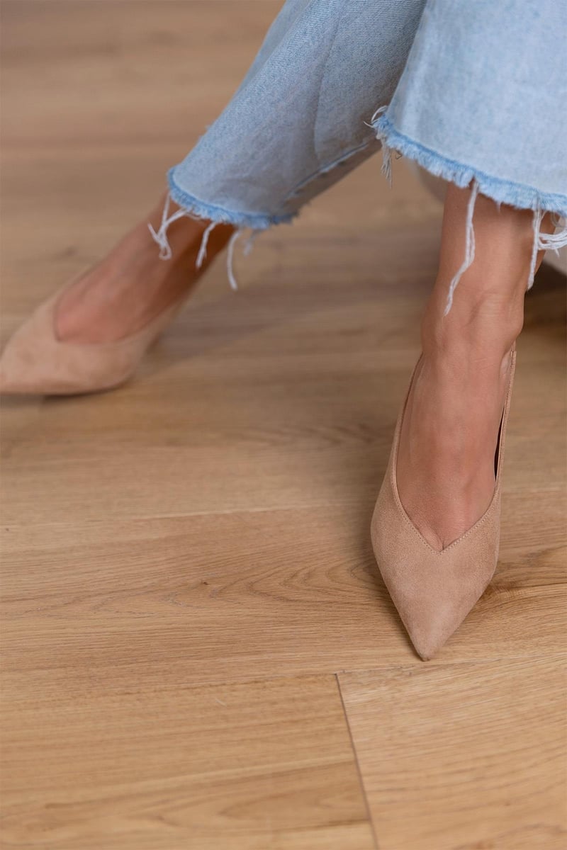 Georgia™ | Nude Low Heels