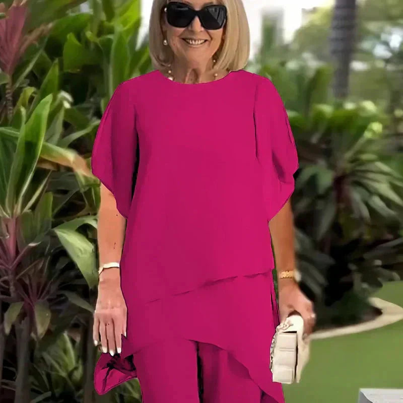 Bonnie | Chic Set with Top and Trousers