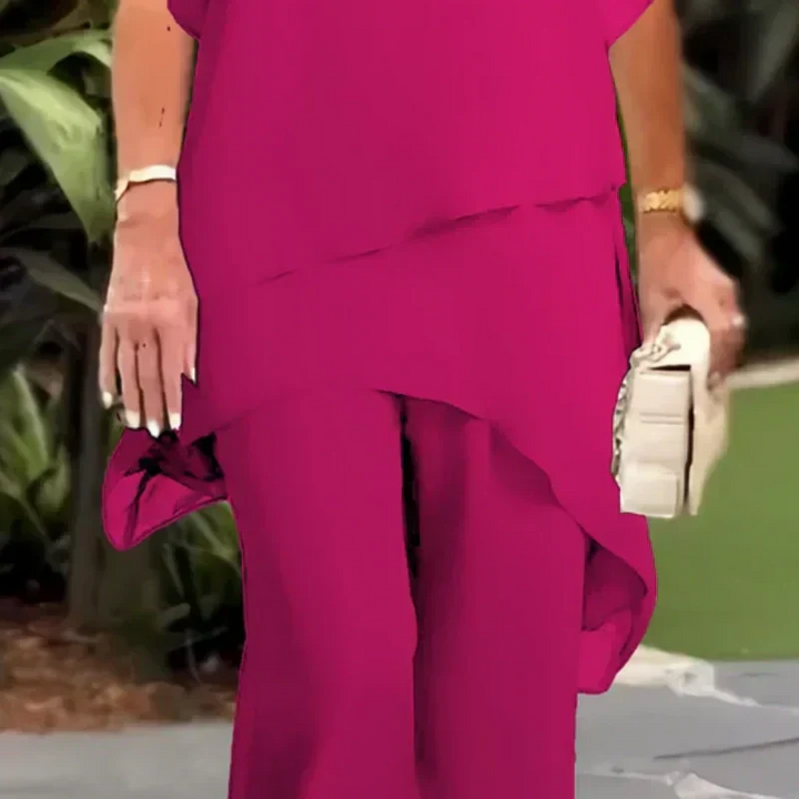 Bonnie | Chic Set with Top and Trousers